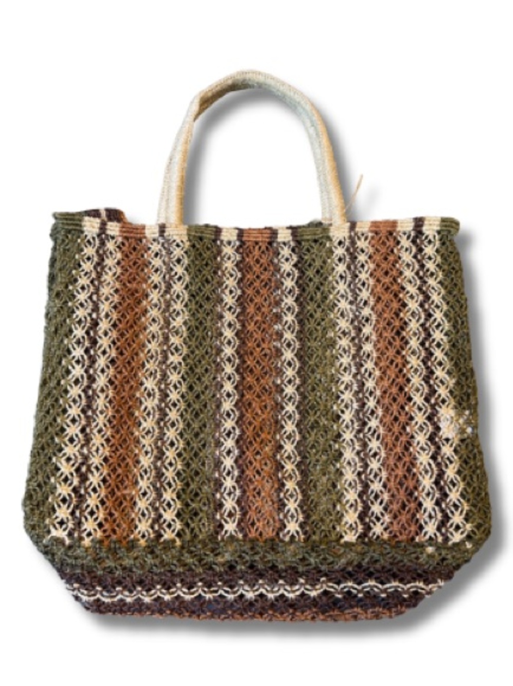 The Jacksons London - Barry Stripes Jute Bag
